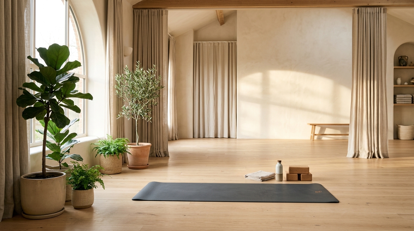 Serene Yoga Studio Space